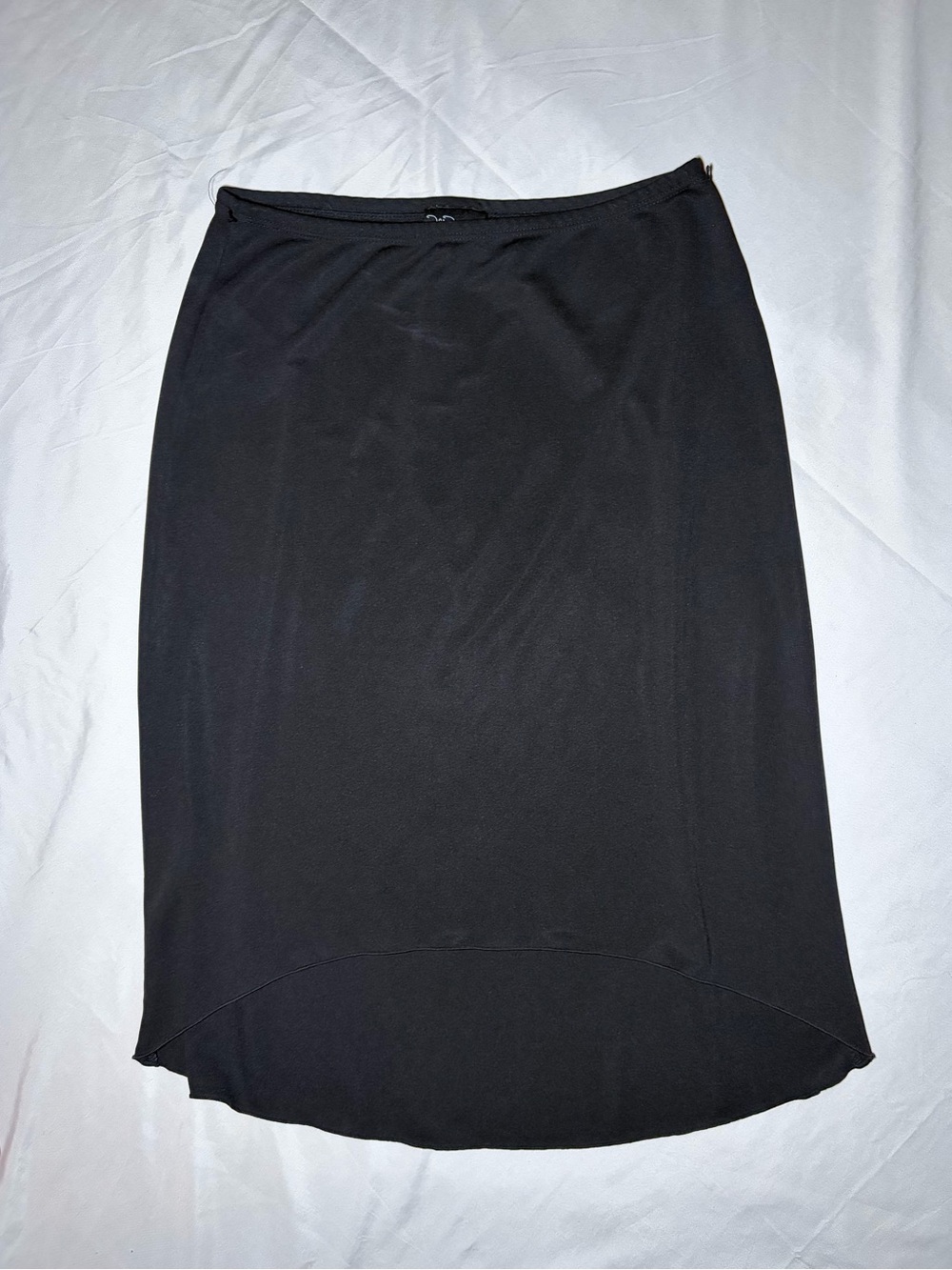 My Michelle Black High-Low Midi Skirt